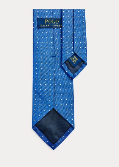 Men's Polo Ralph Lauren Dot Silk Repp Narrow Ties | 230156DNT